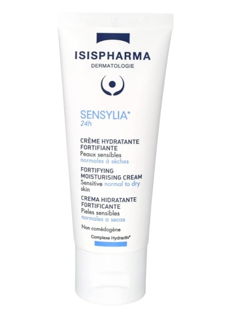 Sensylia 24h Fortifying Facial Moisturizing Cream Sensitive Normal to Dry Skin 40ml