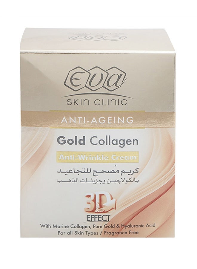 Skin Clinic Anti-Ageing Gold Collagen Anti-Wrinkle Cream Multicolour 50ml