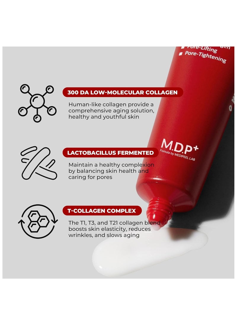 MDP+ RED LACTO COLLAGEN WRAPPING MASK, Glowy Skin, Skin Elasticity, Pore Lifting | 2.36fl.oz, 70ml