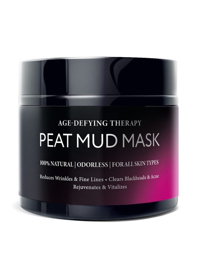 Natural Anti Wrinkle Face Mask - 100% Healing Peat Mud Therapy, Hydrating And Deep Cleansing Facial Moisturizer, Collagen Boosting Skin Care Solution For Men & Women, 5 Oz