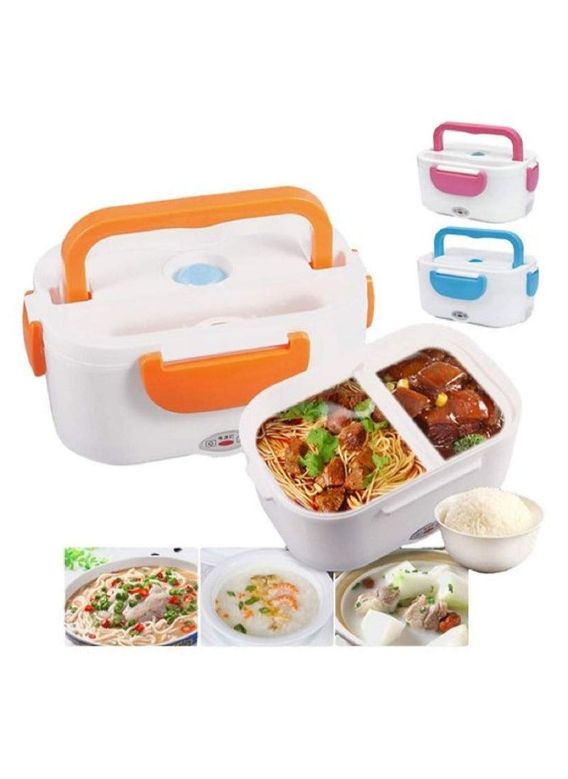 Portable Electric Lunch Box, Heatable Warmer Convenient Lunch Box for Office use, School use, Electric Tiffin Box-Multicolour