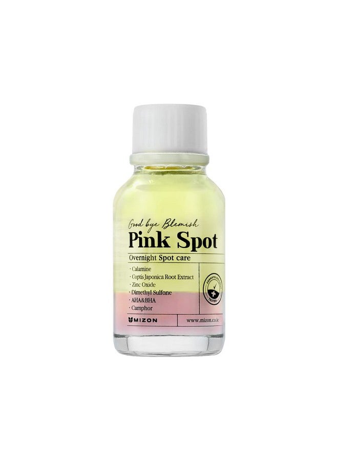 Pink Spot,Overnight Spot Care, Night Pimple Care, Product With Calamine, Aha, Bha, Acne Treatment, Breakout Treatment, Spot Treatment - (19Ml)