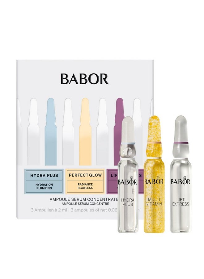 Travel Size 3 Piece Ampoule Concentrate Set, Hydra Plus Ampoule, Multi Vitamin Ampoule, Lift Express Ampoule, Skincare Set