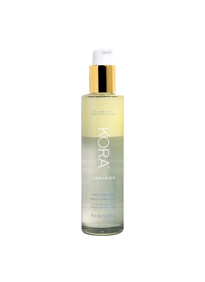 Milky Mushroom Oil Cleanser, Cleanse & Nourish, Certified Organic, Cruelty Free, 5.07 Oz