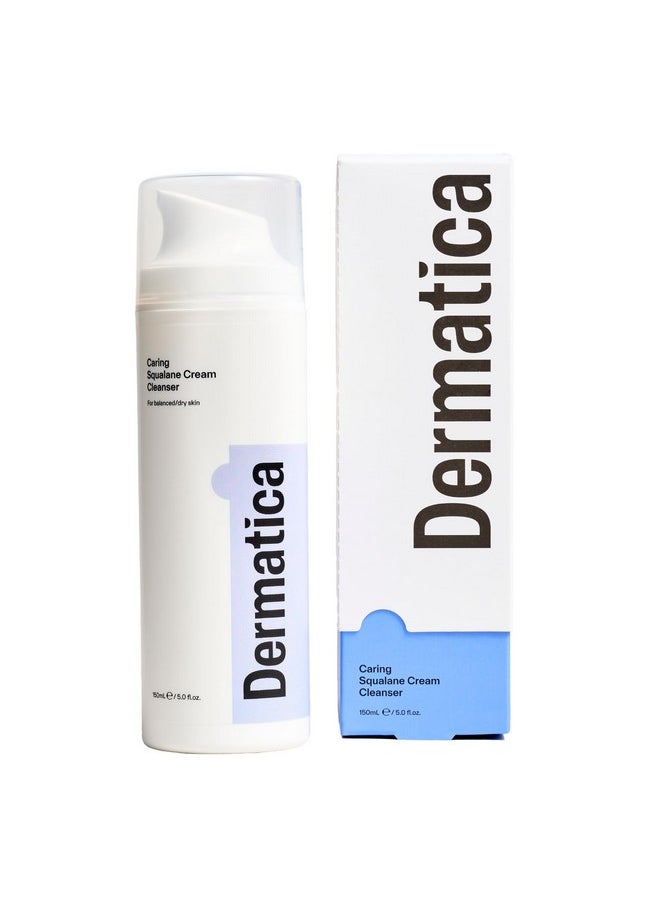 Caring Squalane Cream Cleanser I Daily Wash For Dry Or Combination Skin Types (150Ml)