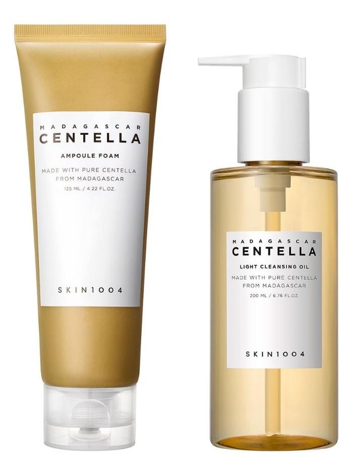 Double Cleansing Duo - Madagascar Centella Light Cleansing Oil And Ampoule Foam 325ml