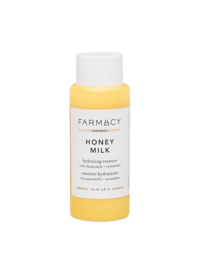 Hydrating Essence - Hydrating Honey Milk Toner + Facial Essence To Soothe, Moisturize And Strengthen Skin Barrier - Preps Complexion For Skincare Products Or Makeup Application (120Ml)