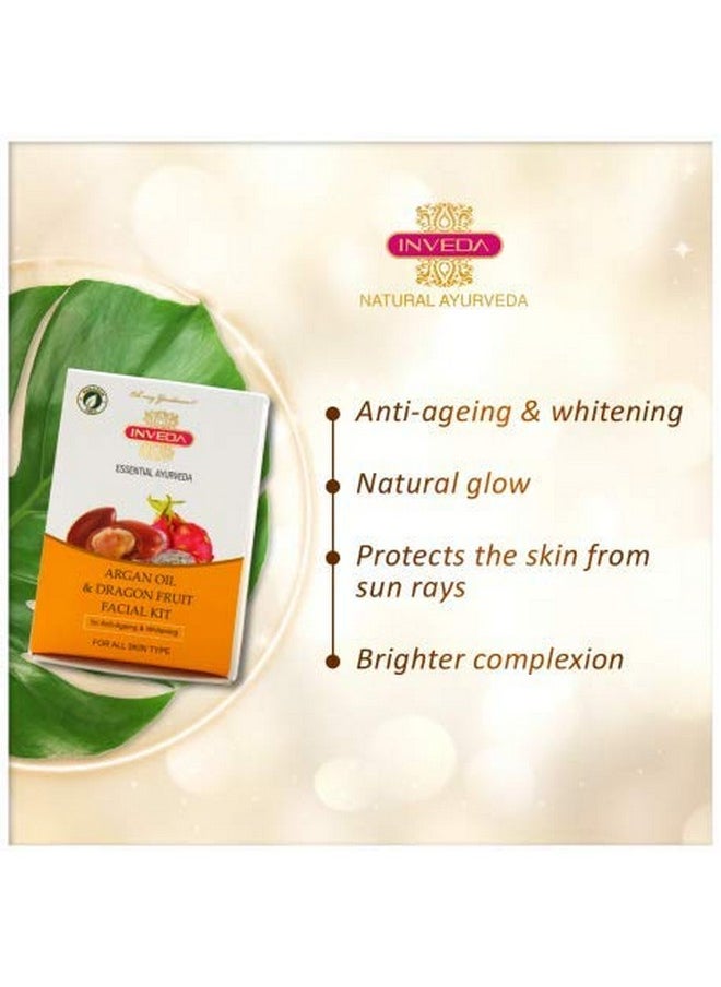 Argan Oil & Dragon Fruit Facial Kit, Helps To Reduce Fine Lines, Wrinkles With Argan Oil & Dragon Fruit For Purified Clear & Radiant Skin, 475Ml