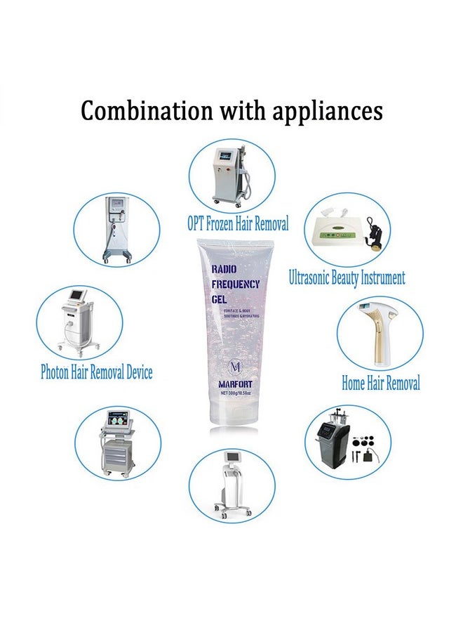 Cooling Gel Combination With Laser Hair Removal Machine Or Microcurrent Facial Device For Face Body