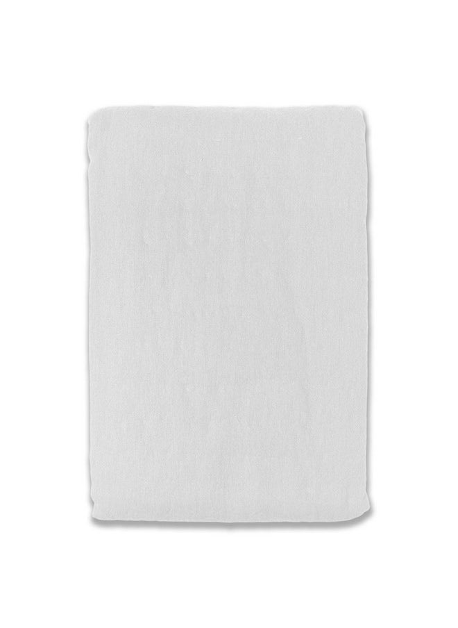 Flannel Flat Massage Table Sheet - White - 61X100 Inches - 100% Cotton