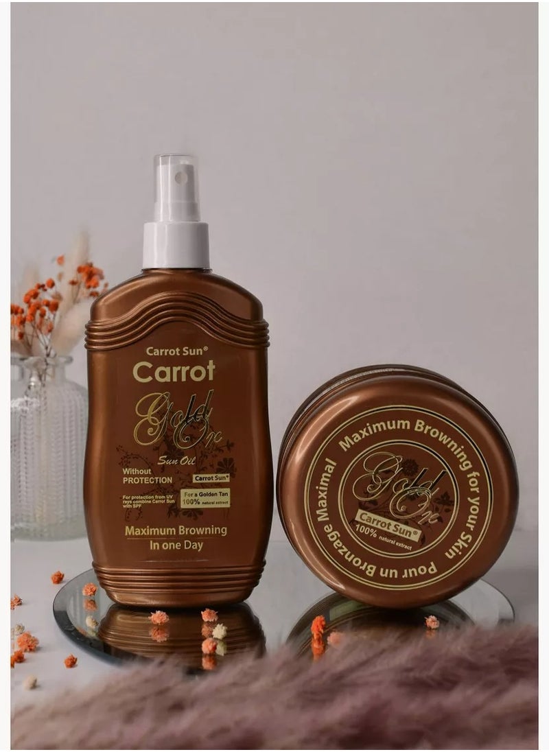 Carrot Sun Bronzing Gold Cream - 350ml