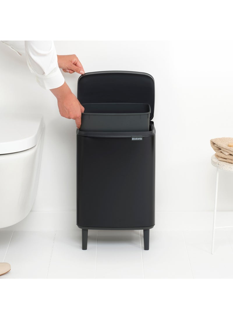 Bo Waste Bin Hi 12L - Matt Black