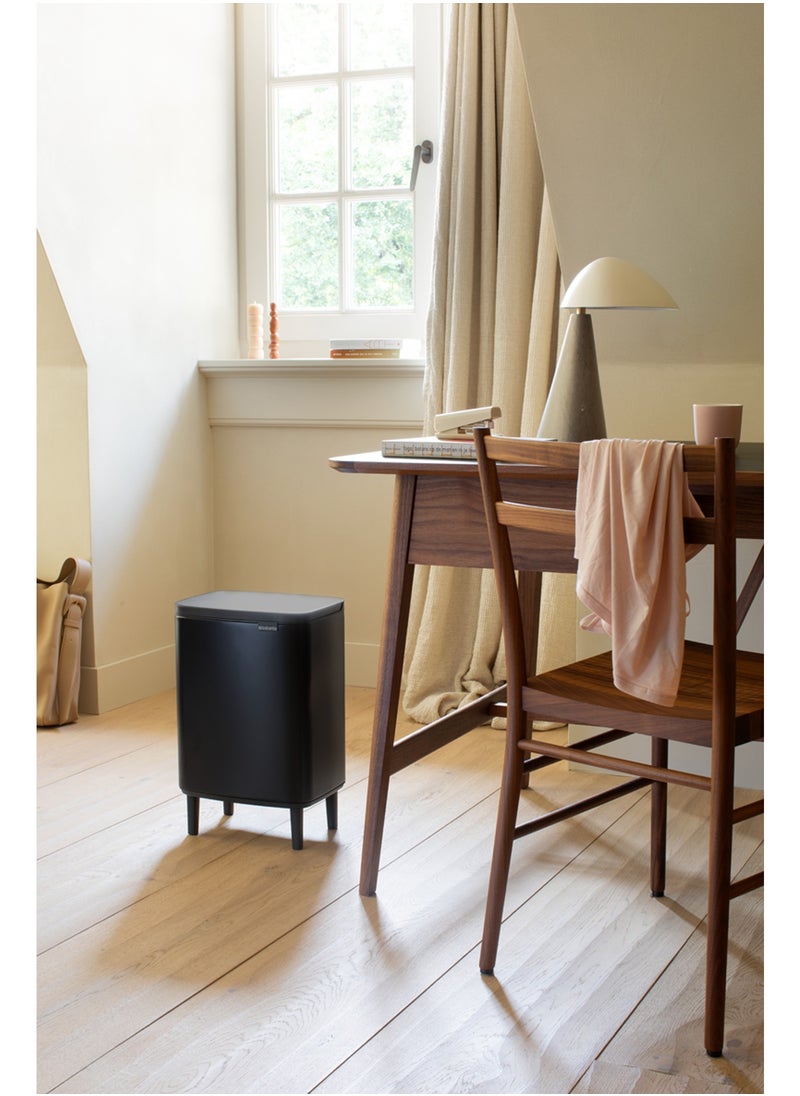 Bo Waste Bin Hi 12L - Matt Black