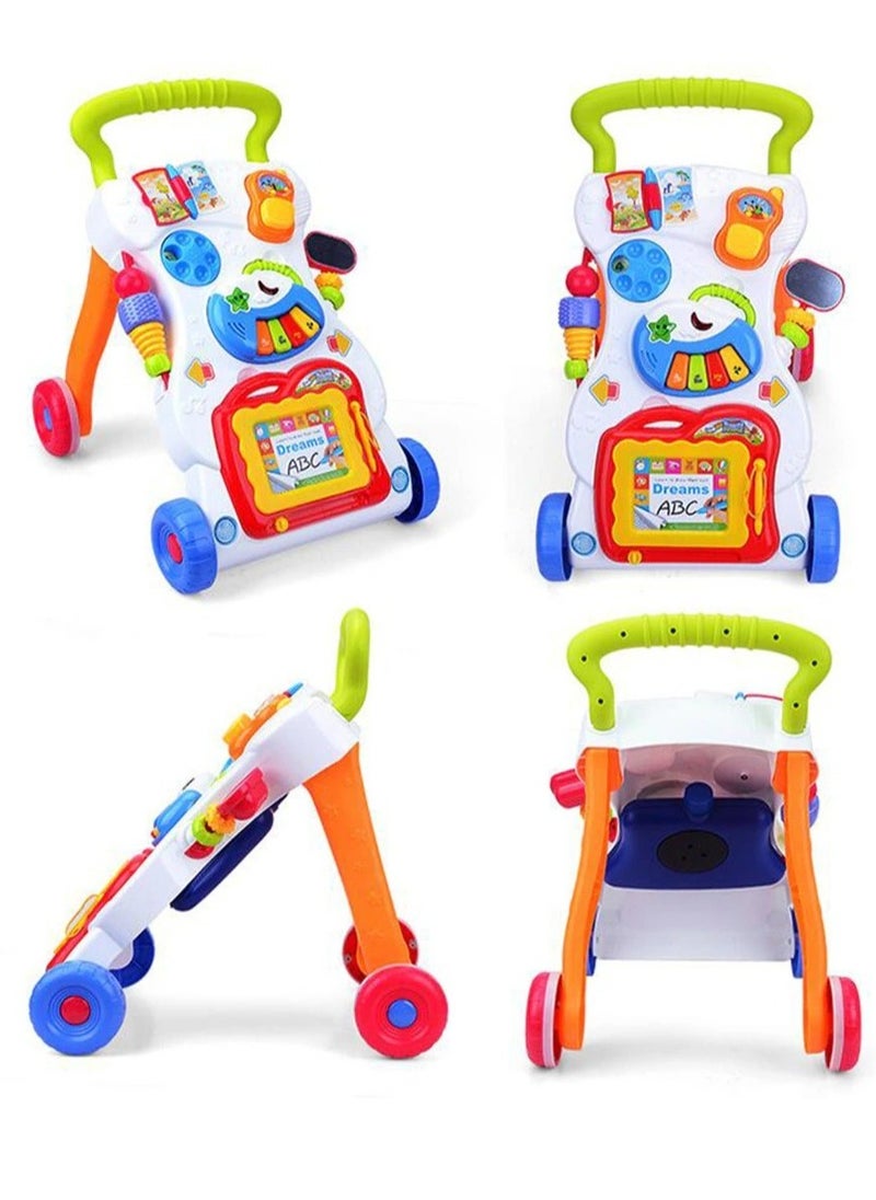 Multi-Functional Multicolored Writing, Drawing, Music Walker Assorted 6+ Months