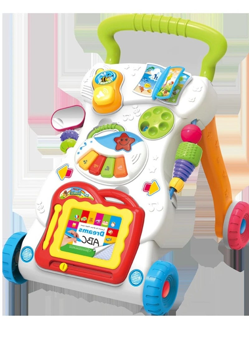 Multi-Functional Multicolored Writing, Drawing, Music Walker Assorted 6+ Months