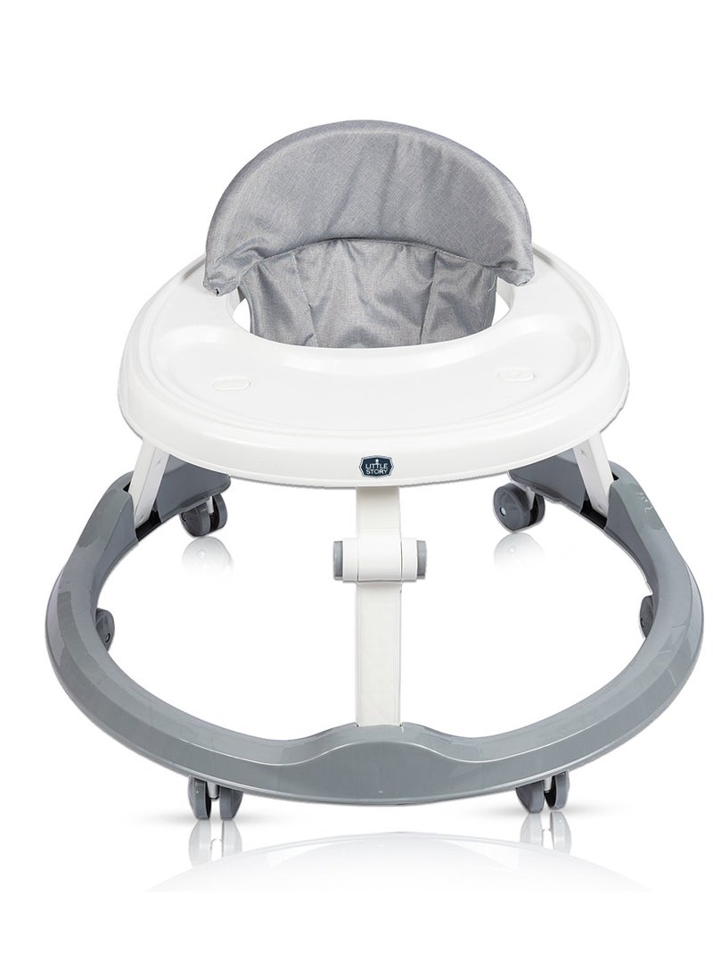 Little Story Foldable Baby Walker with Interactive Toys – Lightweight & Compact Design for 6-18 Months