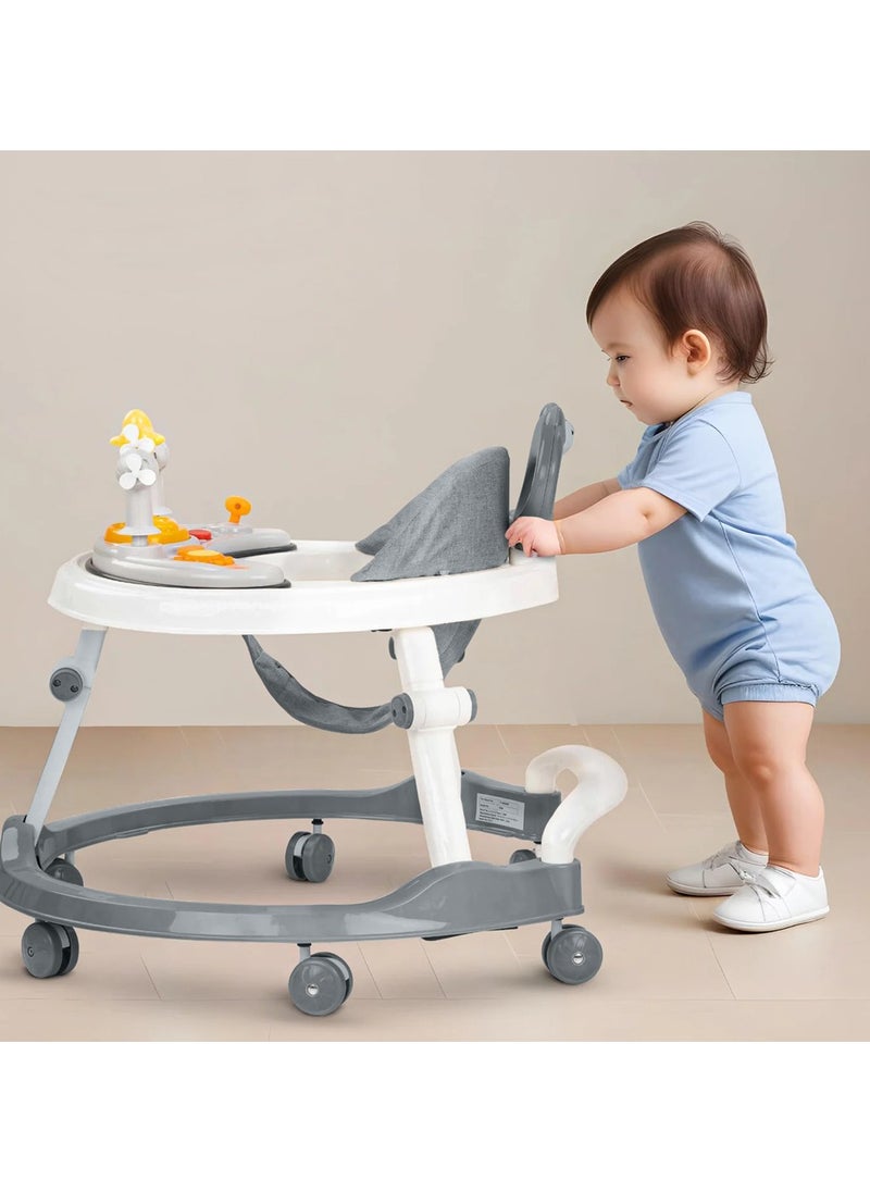 Little Story Foldable Baby Walker with Interactive Toys – Lightweight & Compact Design for 6-18 Months
