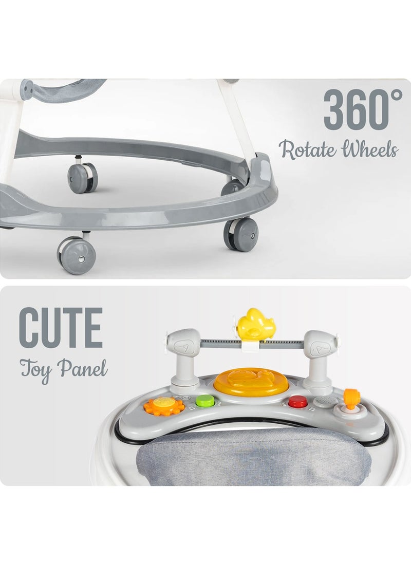Little Story Foldable Baby Walker with Interactive Toys – Lightweight & Compact Design for 6-18 Months