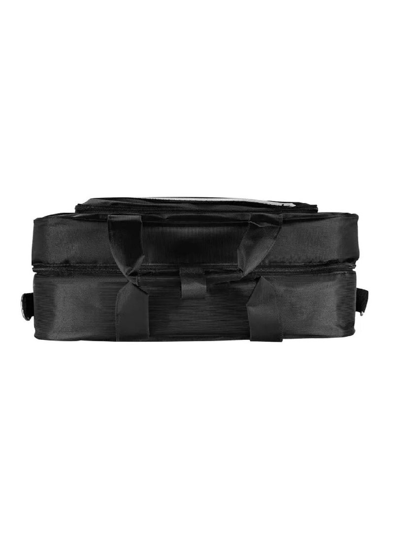 Tycom Travel Storage Cross Bag For PS5 Slim Luxury Waterproof Shoulder Bag For Playstation 5 Console and Accessories Storage Organizer Black.