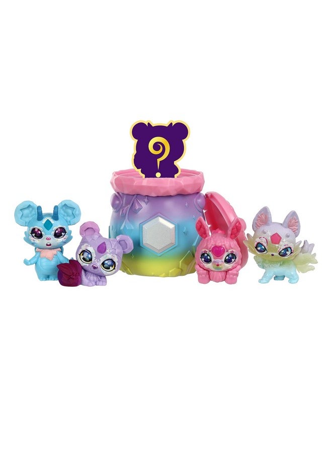 Mixlings Magical Rainbow Deluxe Pack Contains 5 Exclusive Mixlings With A Unique Rainbow Magical Power Including 1 Mystery Mixling To Reveal From Its Cauldron