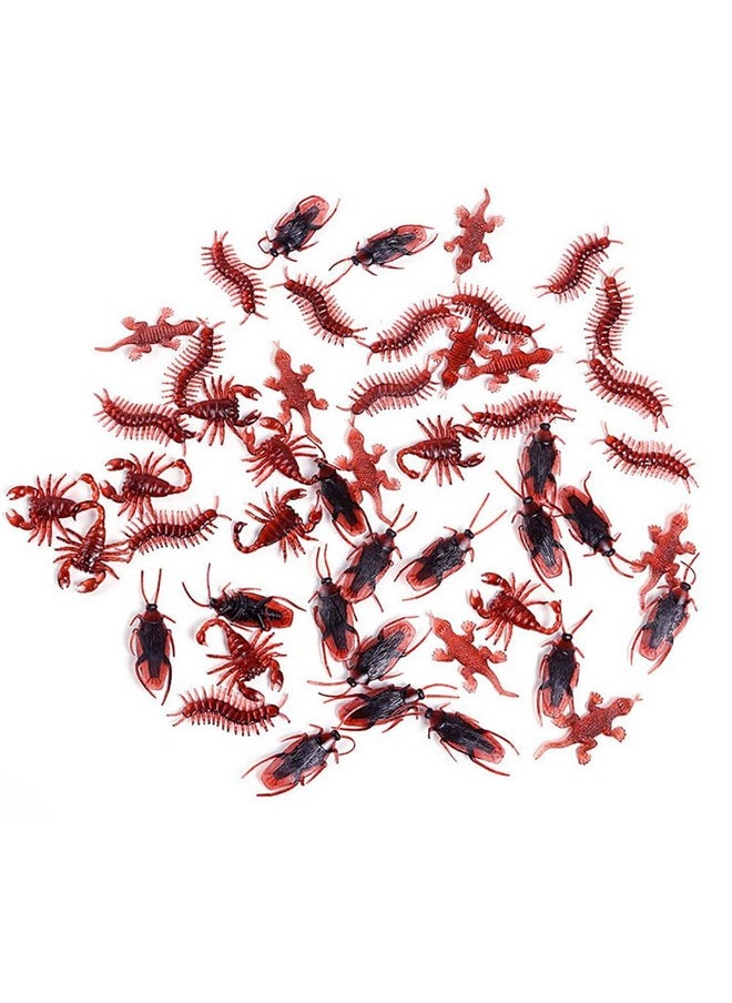 30Pcs Vintage Mock Fake Plastic Scorpion Insects Joke Toy Prank Cockroach Scary Trick