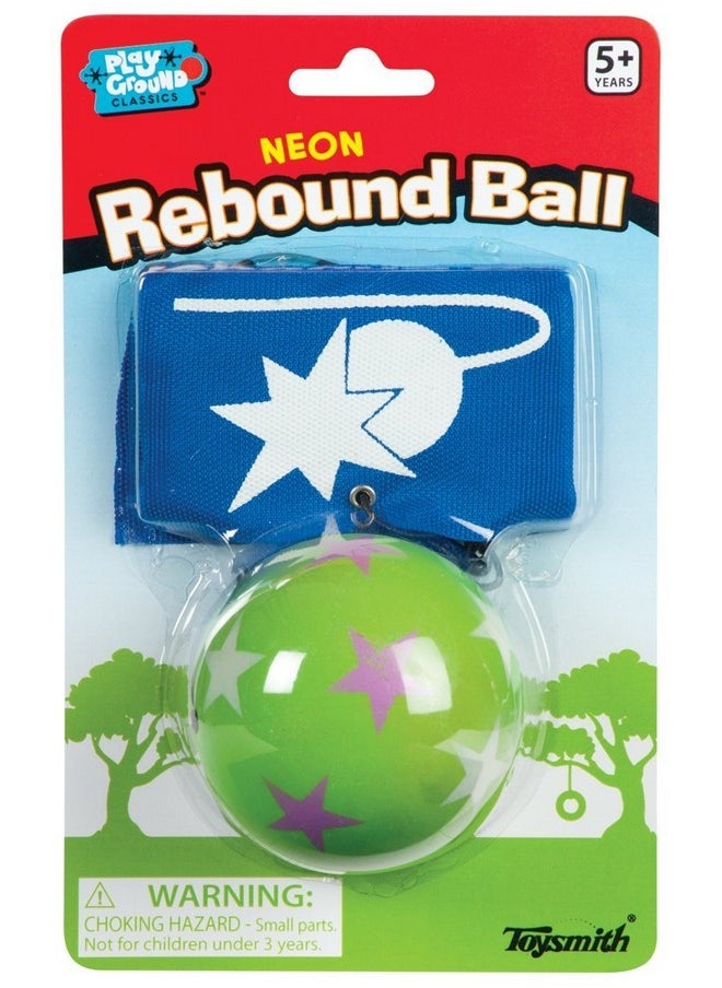 Neon Rebound Ball, Assorted Colors (Packaging May Vary)