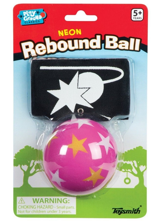 Neon Rebound Ball, Assorted Colors (Packaging May Vary)