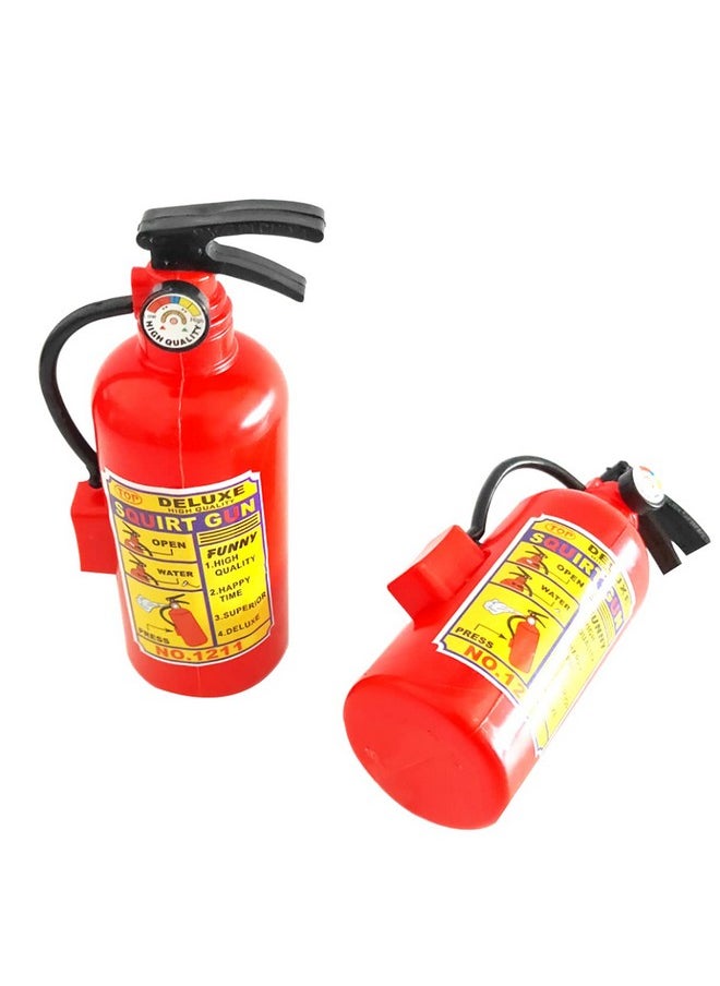 3Pcs Fire Extinguishers Water Spray Toys Summer Beach Bathing Pools Swimming Refillable Firefighter Sprinklers Creative Guns Fake Mini Cylinder Fireman Children