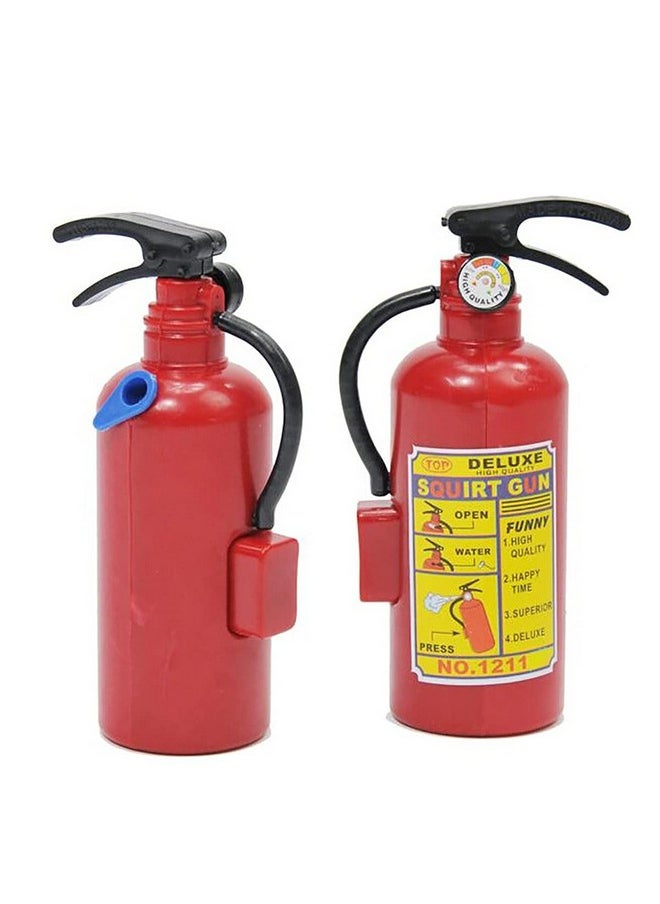 3Pcs Fire Extinguishers Water Spray Toys Summer Beach Bathing Pools Swimming Refillable Firefighter Sprinklers Creative Guns Fake Mini Cylinder Fireman Children