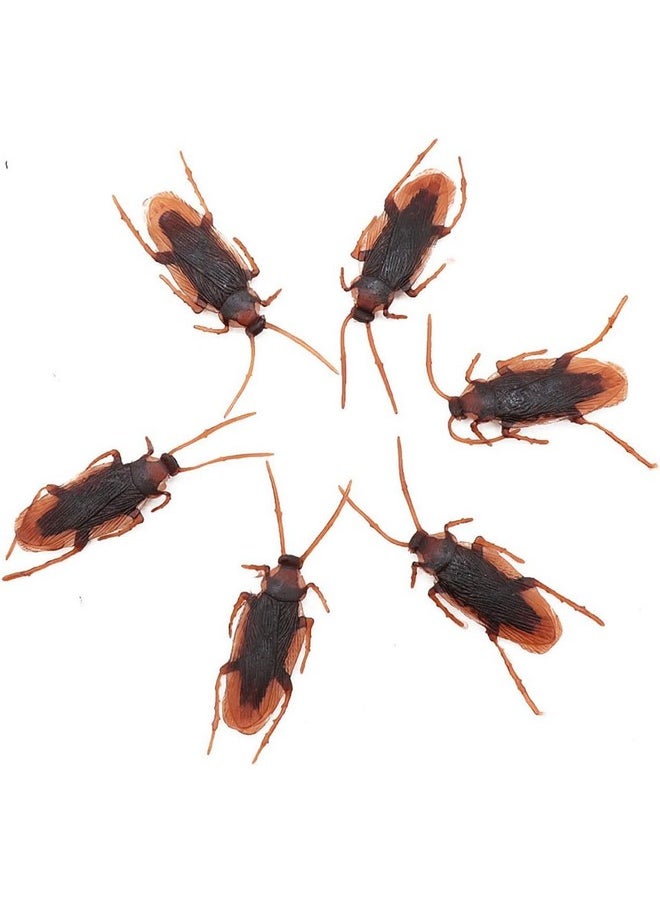 30Pcs - Fake Roaches Prank - Cockroach Bugs Look Real Black Red