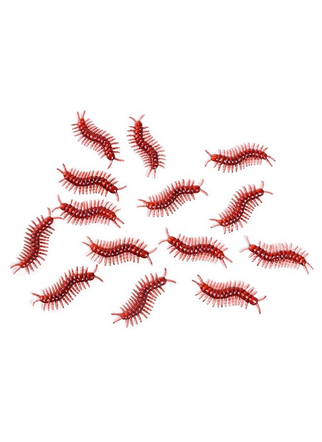 30Pcs Vintage Mock Fake Plastic Centipede Scolopendra Insects Joke Toys Prank Scary Trick Bugs For Party