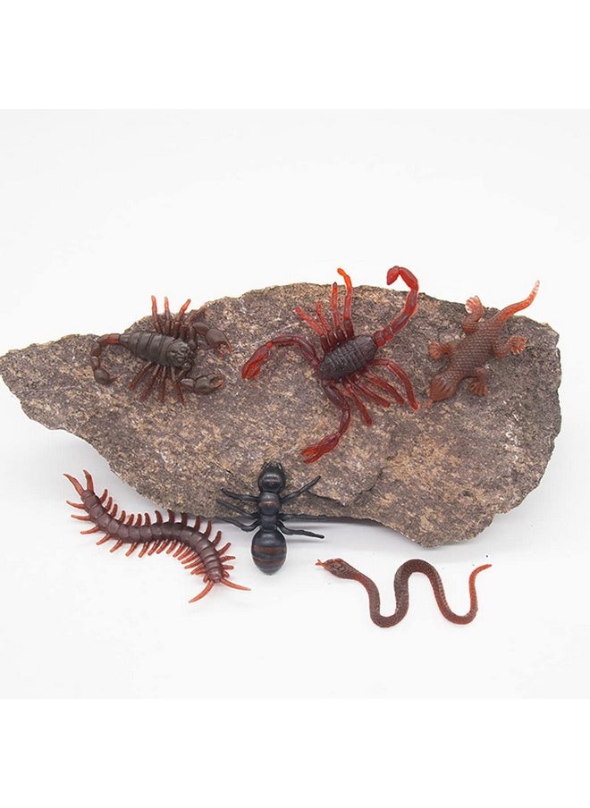 30Pcs Vintage Mock Fake Plastic Centipede Scolopendra Roach Scorpion Insects Joke Toys Prank Scary Trick Bugs For Party