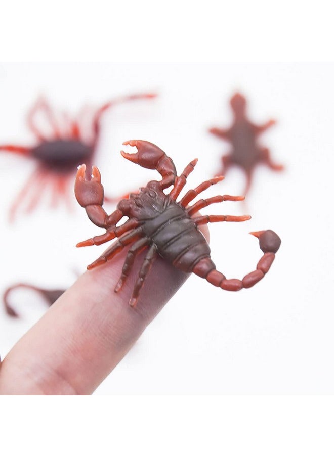 30Pcs Vintage Mock Fake Plastic Centipede Scolopendra Roach Scorpion Insects Joke Toys Prank Scary Trick Bugs For Party