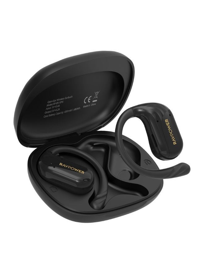 OpenRun Air2 True Wireless Bluetooth Earbuds, Open-Ear Design, Hi-Fi Stereo Sound, 24H Playtime, & Sweatproof Black