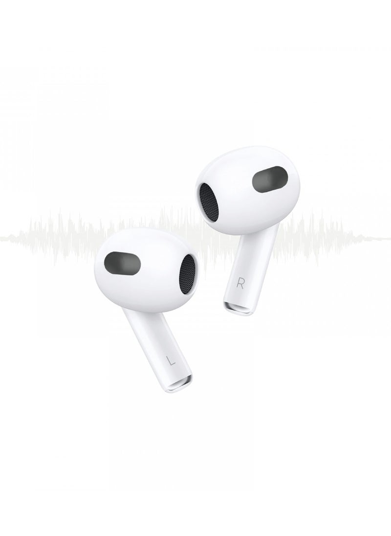 True Wireless Earbuds 3 G1 with 4 Hours Working Time, Waterproof, Touch Control, 2 Hours Charging Time, Wireless Charging Compatible, Built-in Microphone - White