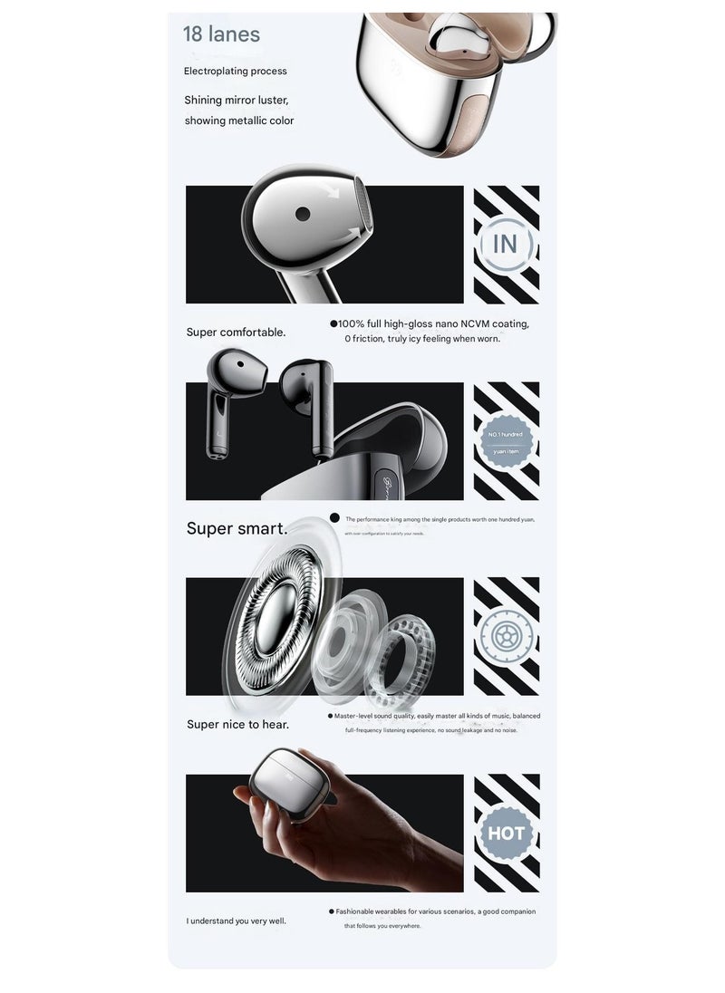 2024 new Aurora Bluetooth earphones in ear gaming and sports earphones suitable for Xiaomi/Apple 16 Pro/Honor phones