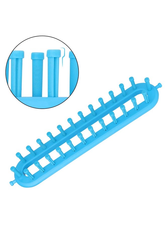 Scarf Knitting Loom Kit, Diy Craft Knitting Board Looms With Loom Pick Tool And Needle, Durable & Safe, Creativity For Kids Small Knitting Loom Kit - Perfect For Scarf, Hat, Sock, Shawl & More
