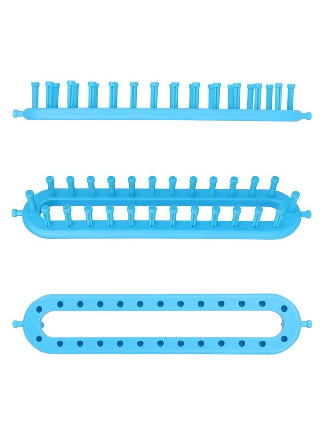 Scarf Knitting Loom Kit, Diy Craft Knitting Board Looms With Loom Pick Tool And Needle, Durable & Safe, Creativity For Kids Small Knitting Loom Kit - Perfect For Scarf, Hat, Sock, Shawl & More