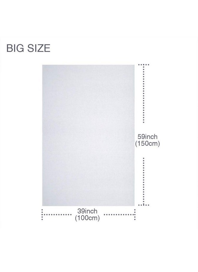 60 By 39-Inch 18 Count Classic Reserve Aida Cloth Big Size White Cross Stitch Cloth Fabric