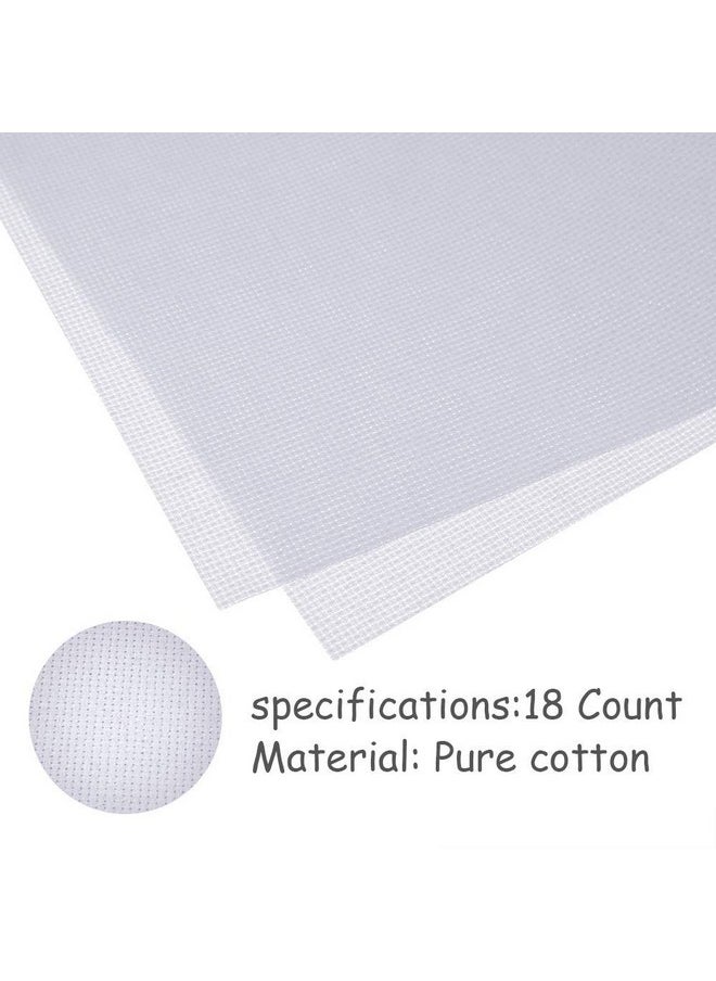 60 By 39-Inch 18 Count Classic Reserve Aida Cloth Big Size White Cross Stitch Cloth Fabric