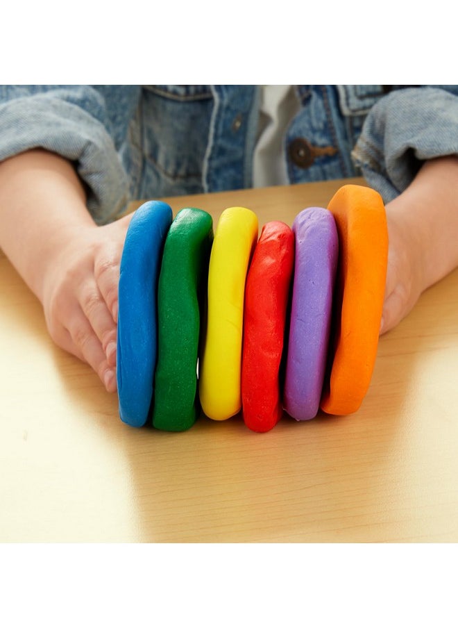 Wheat & Gluten Free Classic Dough - 6 Colors (5Oz Each) | Non-Toxic, Play Dough, Bulk Set, Sensory Kit, Party Favors, Classroom Pack