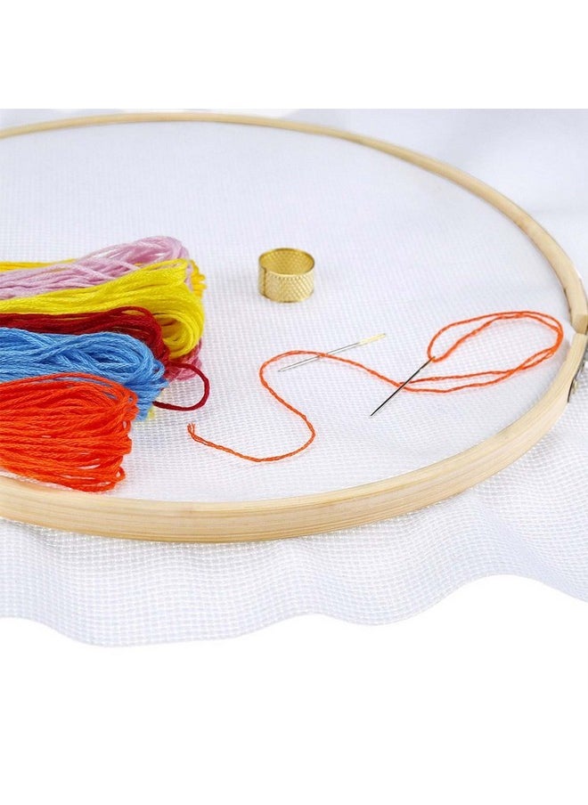12 Pieces 7 Inch Embroidery Hoops, Cross Stitch Hoops Embroidery Circle For Art Craft Sewing, Wall Hanging, And Diy Embroidery Craft