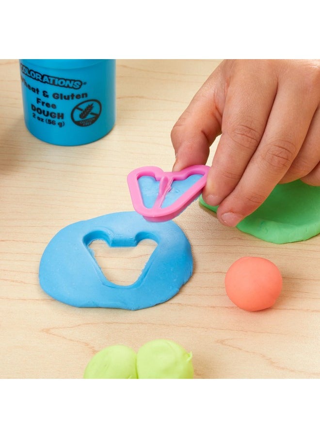 Wheat & Gluten Free Neon Dough - 6 Colors (2 Oz Each) | Non-Toxic, Play Dough, Bulk Set, Sensory Kit, Party Favors, Classroom Pack