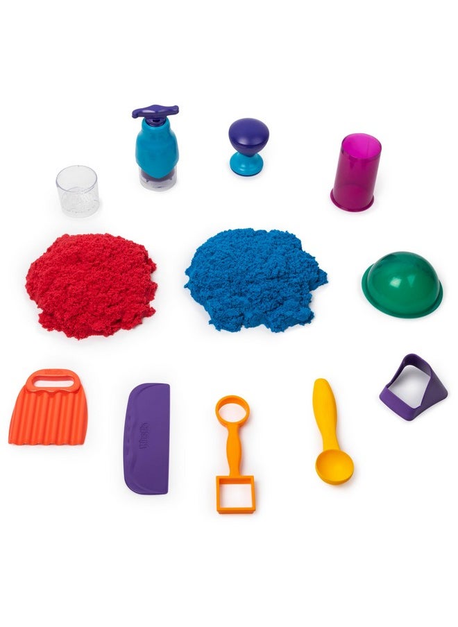 , Sandisfying Set With 2Lbs Of Sand And 10 Tools, Play Sand Sensory Toys For Kids Ages 3 And Up