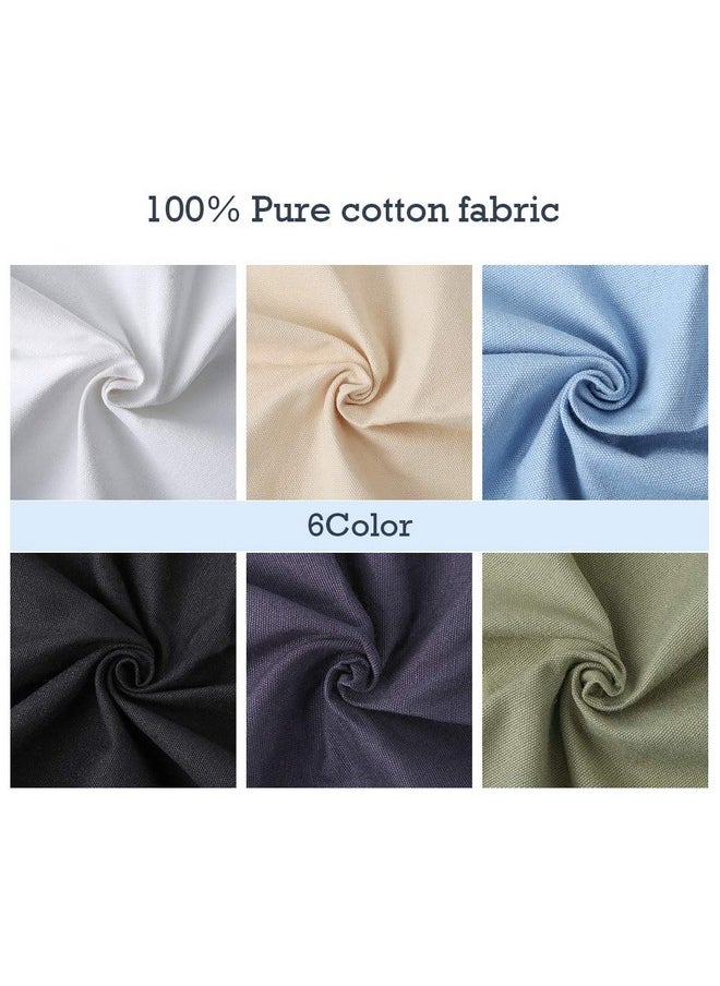 6 Pieces Fabric For Embroidery, Including 6 Colors Embroidery Fabric 5 Colors Water-Soluble Pens For Embroidery Projects And Upholstery Decoration, 11.8 By 11.8-Inch