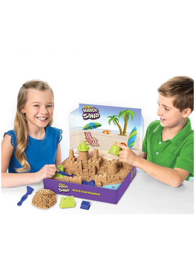 Beach Sand Kingdom Playset With 3Lbs Of Beach Sand, Includes Molds And Tools, Play Sand Sensory Toys For Kids Ages 3 And Up