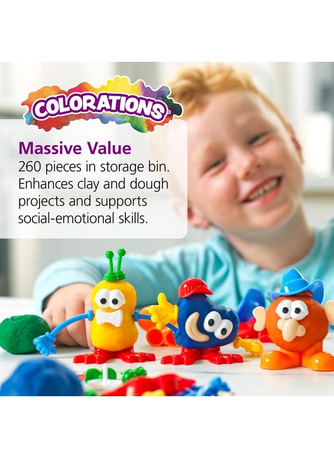 - Buildme Creative Creatures Dough Builders (Includes 260 Pieces) - Dough & Molding Clay Accessories For Kids - Screen-Free Play Time - Builds Animals & Characters