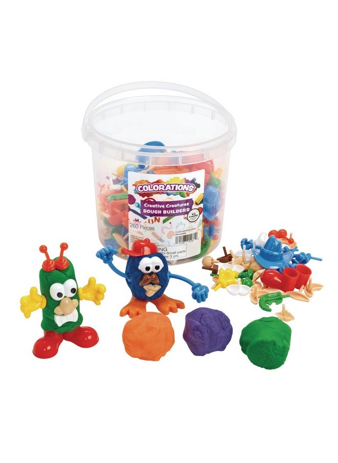 - Buildme Creative Creatures Dough Builders (Includes 260 Pieces) - Dough & Molding Clay Accessories For Kids - Screen-Free Play Time - Builds Animals & Characters
