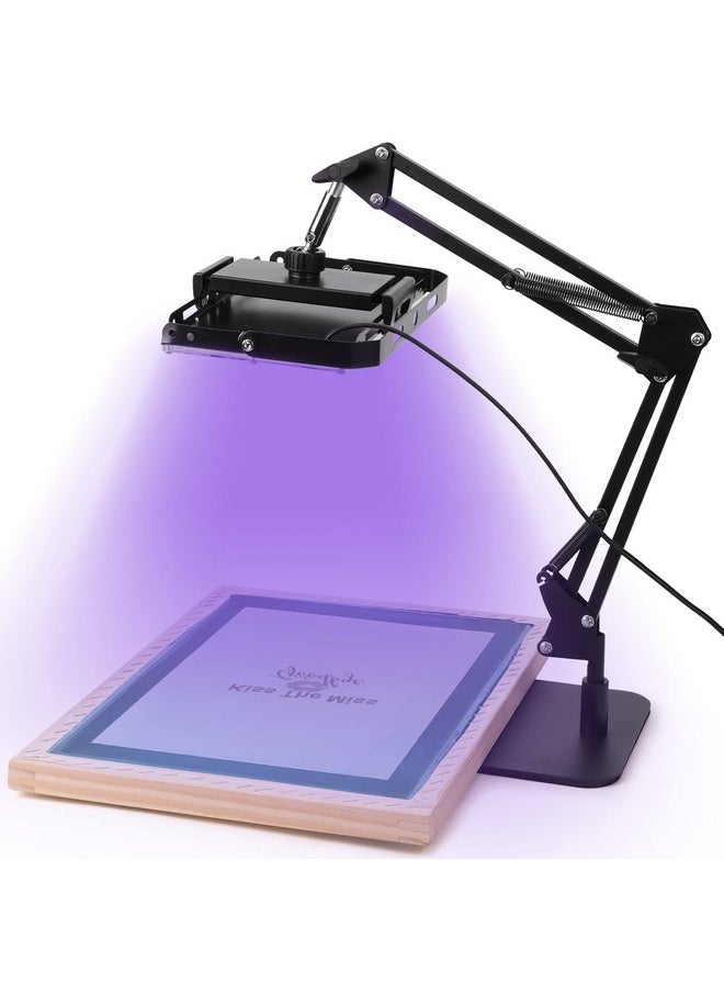 50W Led Exposure Unit For Screen Printing, Uv Screen Printing Light With Retractable And Adjustable Stand For Screen Printing And Cyanotypes