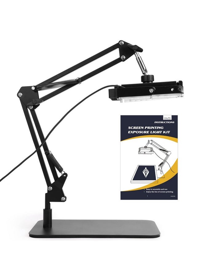 50W Led Exposure Unit For Screen Printing, Uv Screen Printing Light With Retractable And Adjustable Stand For Screen Printing And Cyanotypes